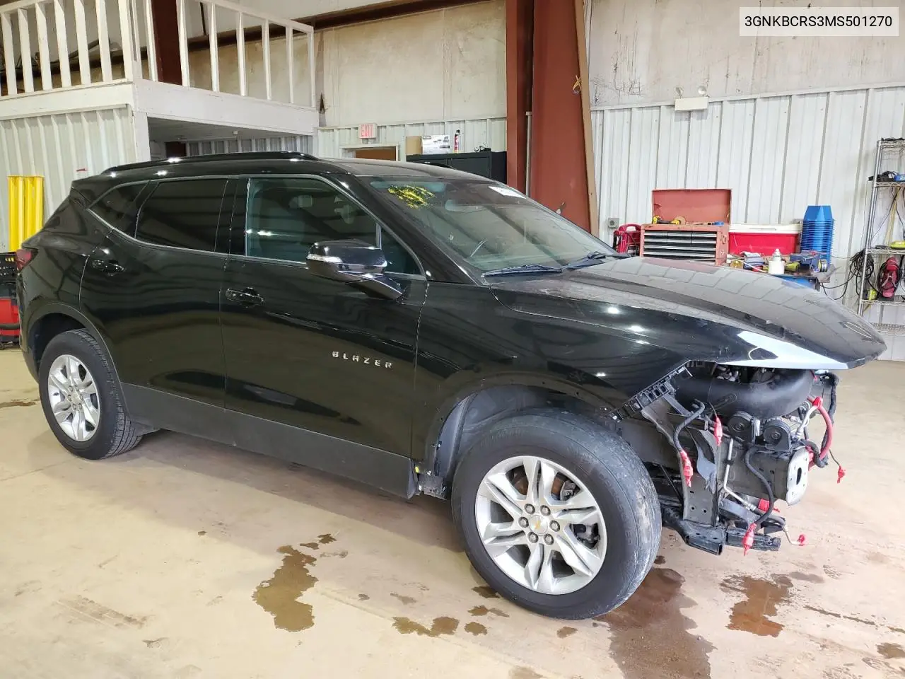 2021 Chevrolet Blazer 2Lt VIN: 3GNKBCRS3MS501270 Lot: 46500575
