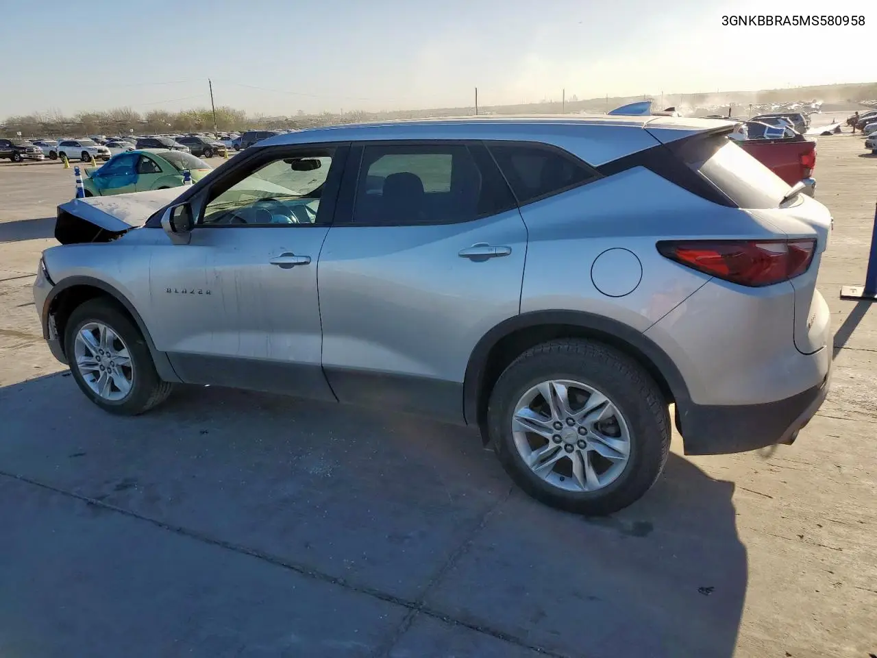 2021 Chevrolet Blazer 1Lt VIN: 3GNKBBRA5MS580958 Lot: 48525115