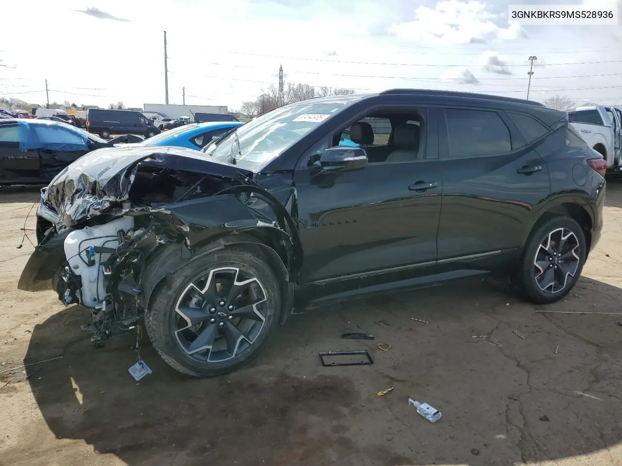 2021 Chevrolet Blazer Rs VIN: 3GNKBKRS9MS528936 Lot: 50494905