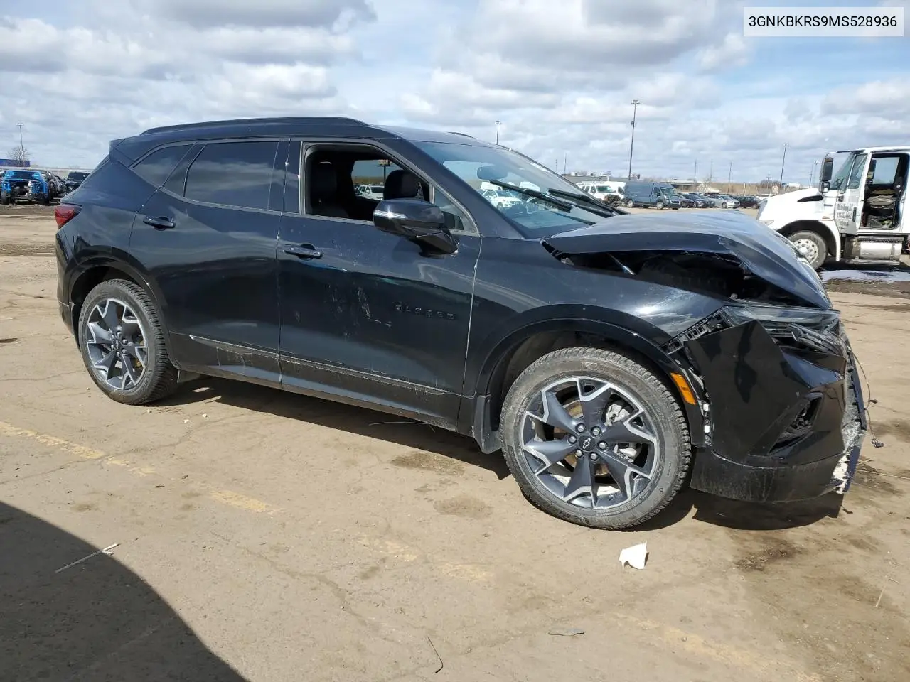 2021 Chevrolet Blazer Rs VIN: 3GNKBKRS9MS528936 Lot: 50494905