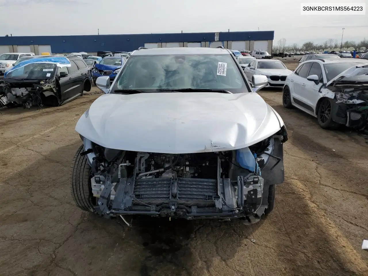 2021 Chevrolet Blazer 2Lt VIN: 3GNKBCRS1MS564223 Lot: 53252065