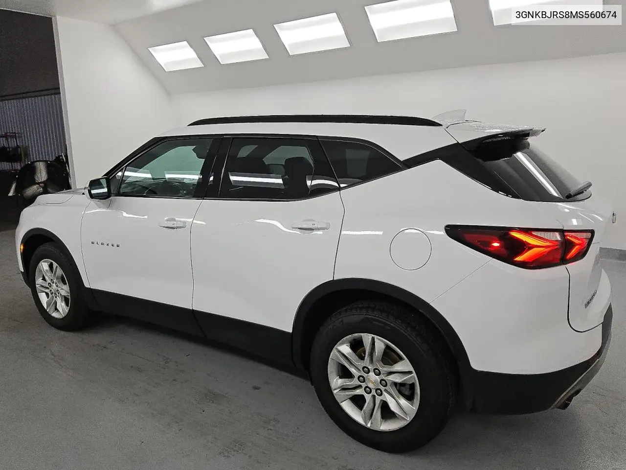 2021 Chevrolet Blazer 3Lt VIN: 3GNKBJRS8MS560674 Lot: 55079635