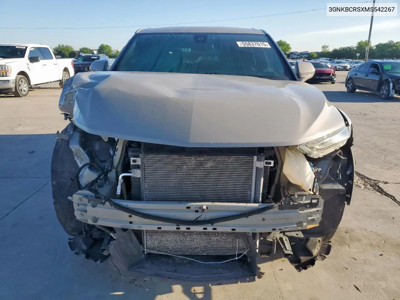 2021 Chevrolet Blazer 2Lt VIN: 3GNKBCRSXMS542267 Lot: 55837615
