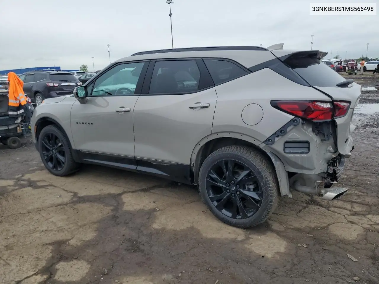 2021 Chevrolet Blazer Rs VIN: 3GNKBERS1MS566498 Lot: 56381635