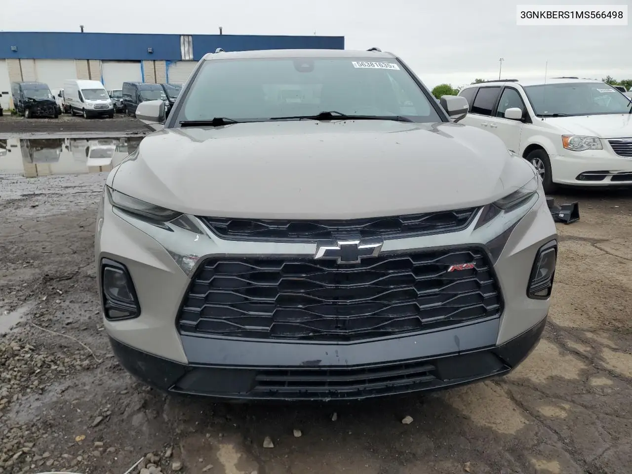 2021 Chevrolet Blazer Rs VIN: 3GNKBERS1MS566498 Lot: 56381635