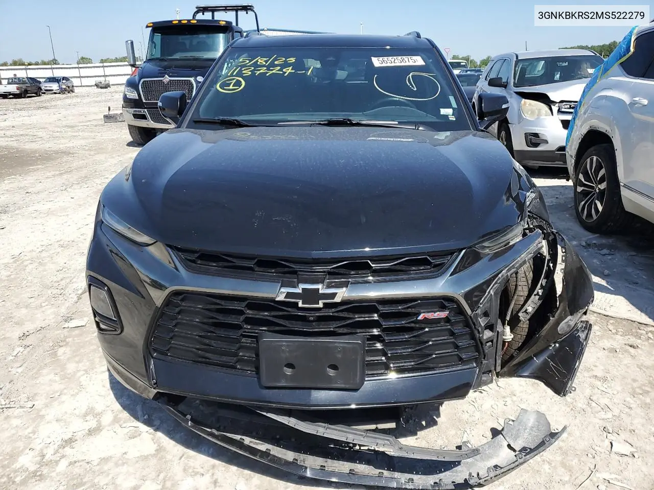 2021 Chevrolet Blazer Rs VIN: 3GNKBKRS2MS522279 Lot: 56525875