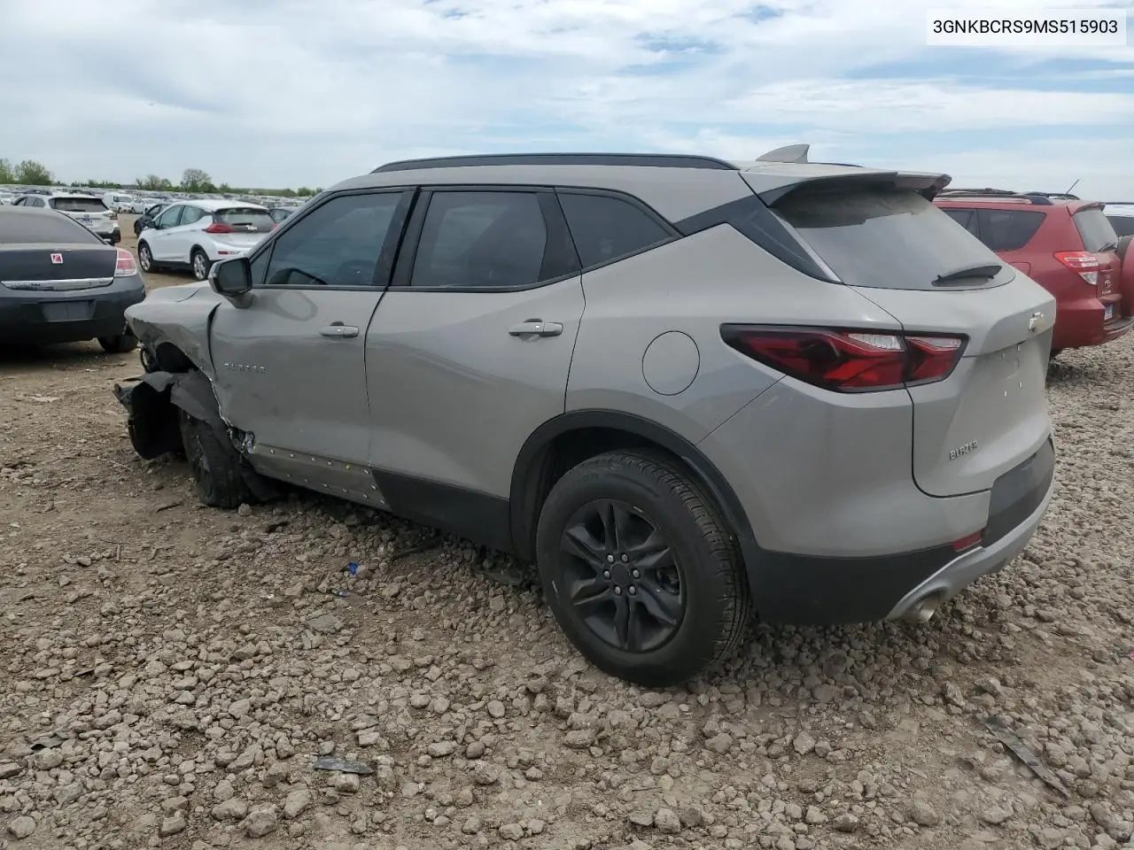 2021 Chevrolet Blazer 2Lt VIN: 3GNKBCRS9MS515903 Lot: 56560725