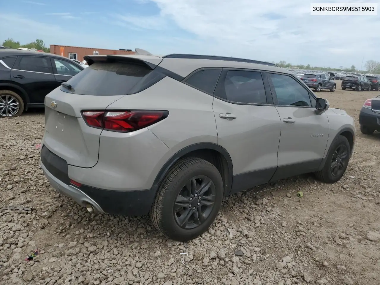 2021 Chevrolet Blazer 2Lt VIN: 3GNKBCRS9MS515903 Lot: 56560725