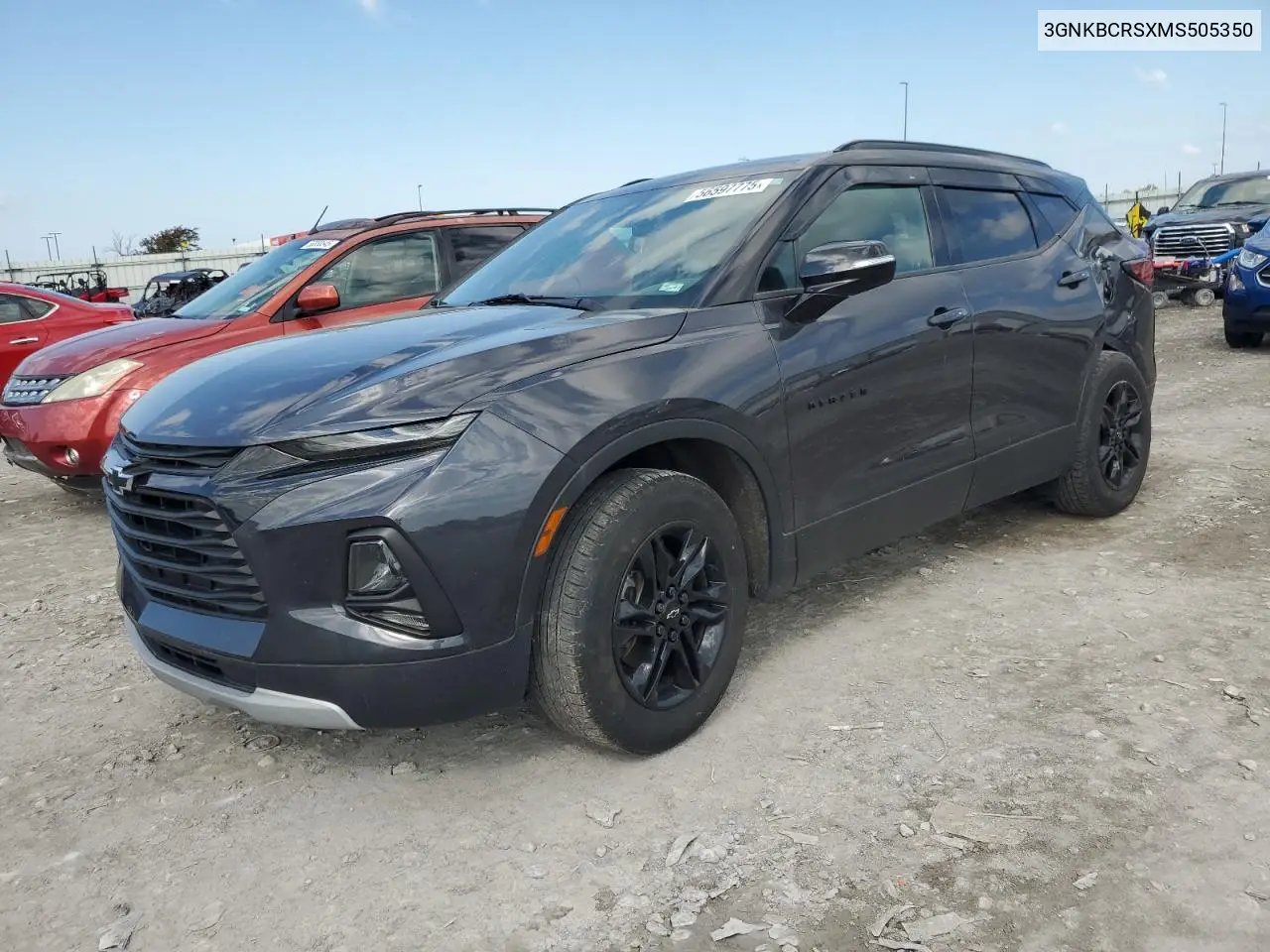 2021 Chevrolet Blazer 2Lt VIN: 3GNKBCRSXMS505350 Lot: 56597775