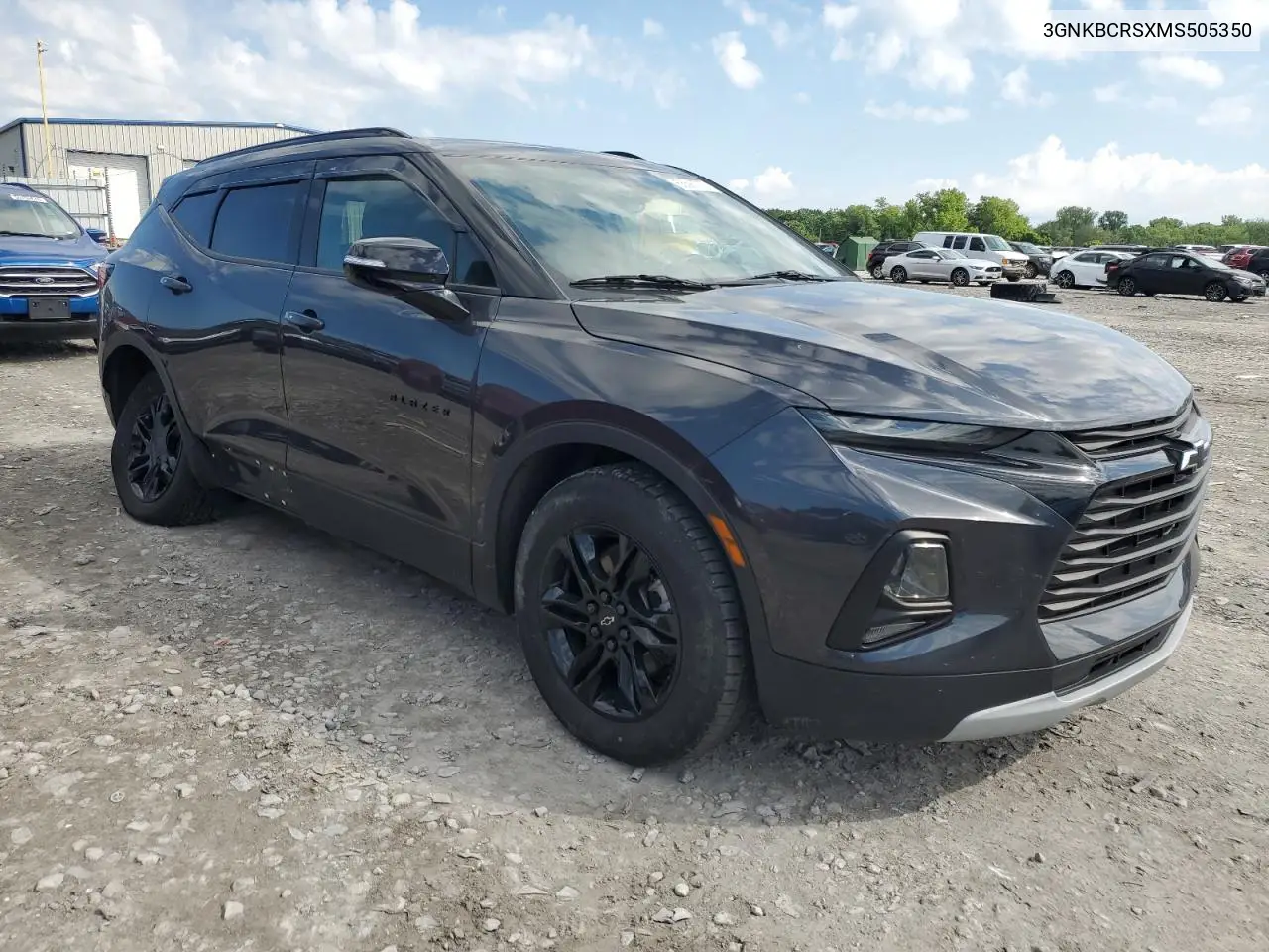 2021 Chevrolet Blazer 2Lt VIN: 3GNKBCRSXMS505350 Lot: 56597775
