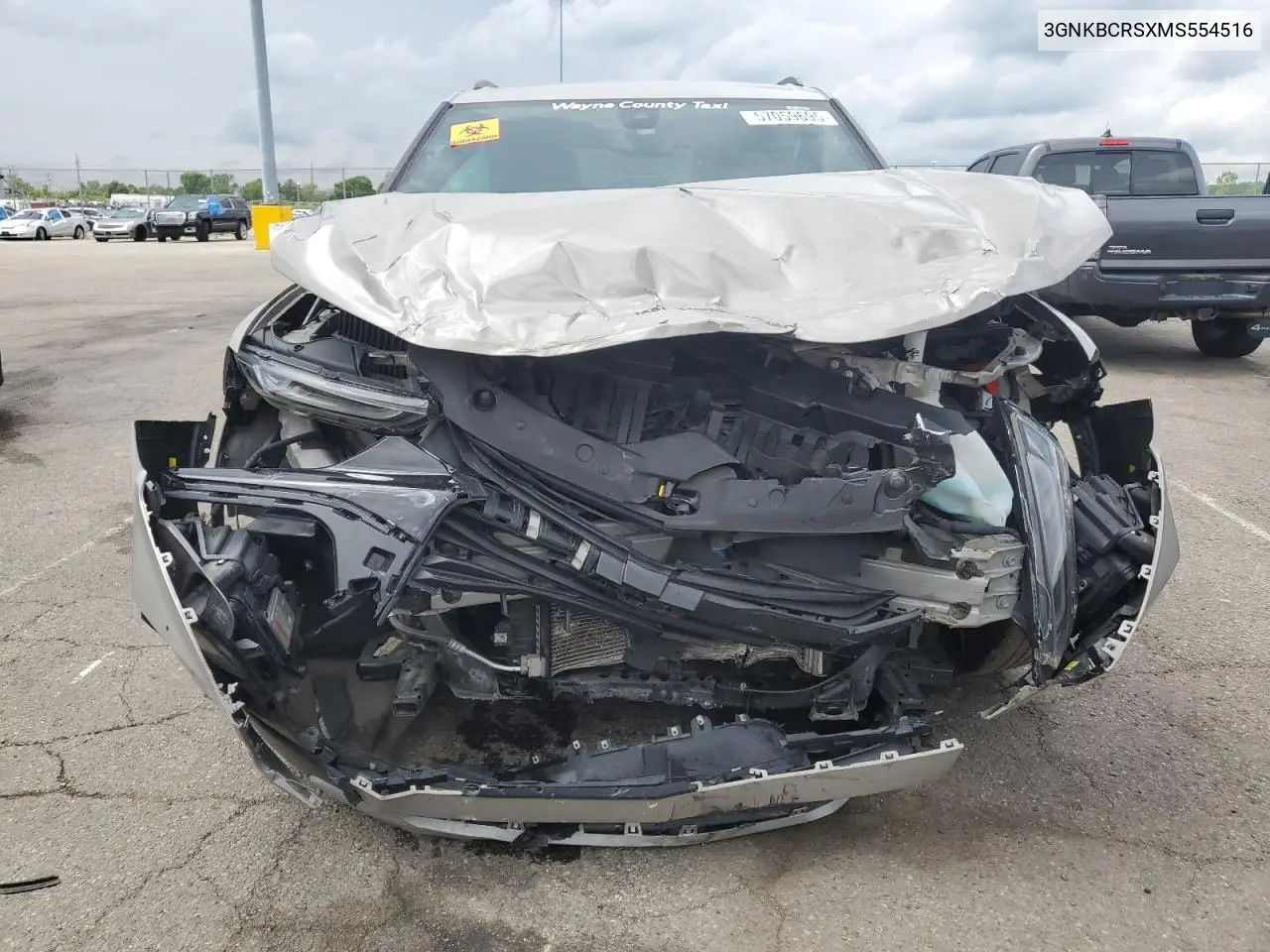 2021 Chevrolet Blazer 2Lt VIN: 3GNKBCRSXMS554516 Lot: 57059695