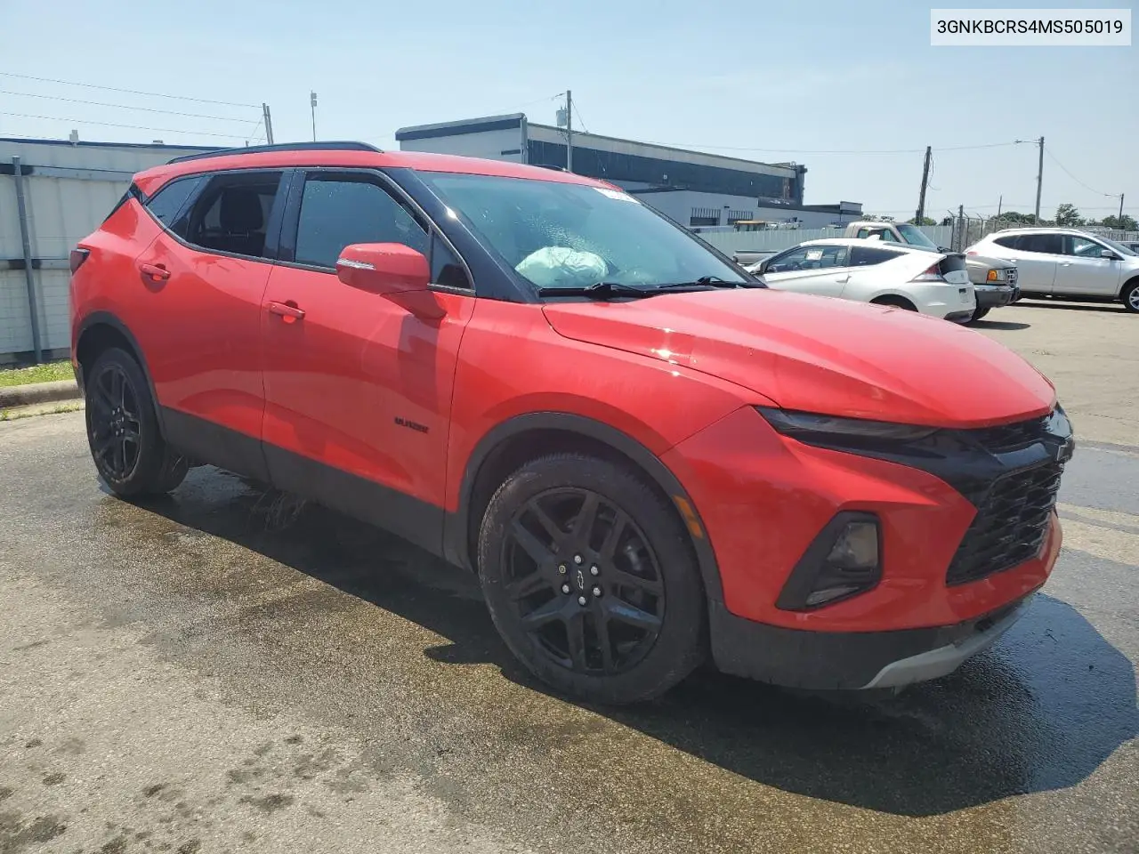 2021 Chevrolet Blazer 2Lt VIN: 3GNKBCRS4MS505019 Lot: 60606345