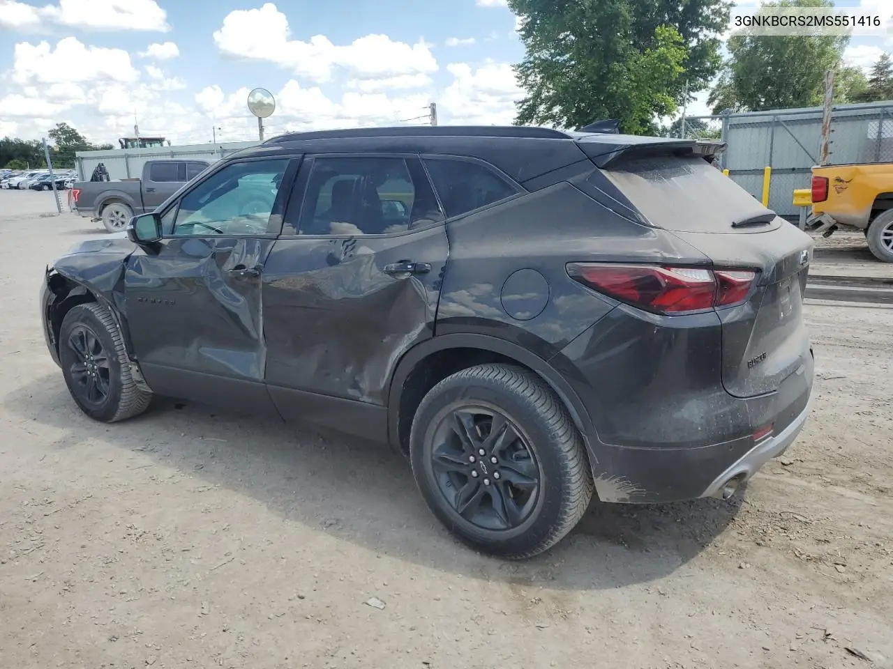2021 Chevrolet Blazer 2Lt VIN: 3GNKBCRS2MS551416 Lot: 63288125