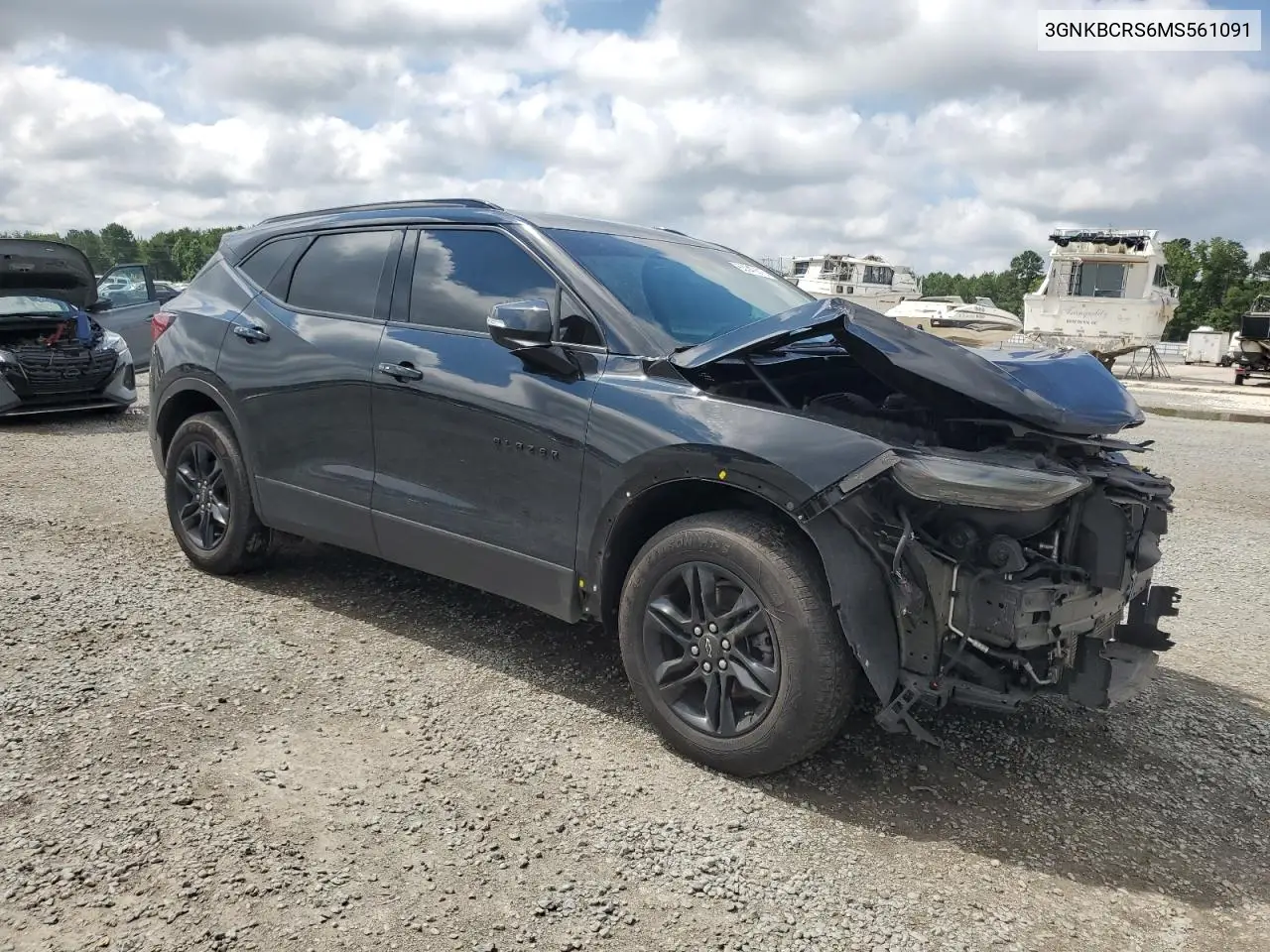 2021 Chevrolet Blazer 2Lt VIN: 3GNKBCRS6MS561091 Lot: 63340615