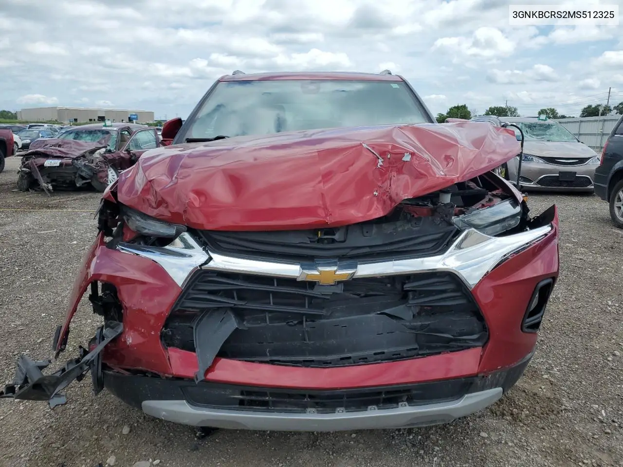2021 Chevrolet Blazer 2Lt VIN: 3GNKBCRS2MS512325 Lot: 65018745
