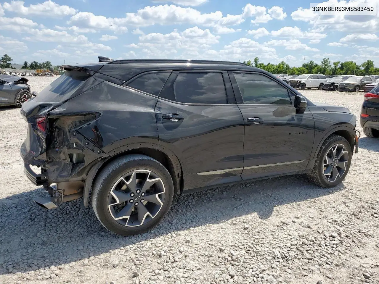 2021 Chevrolet Blazer Rs VIN: 3GNKBERS3MS583450 Lot: 65060035