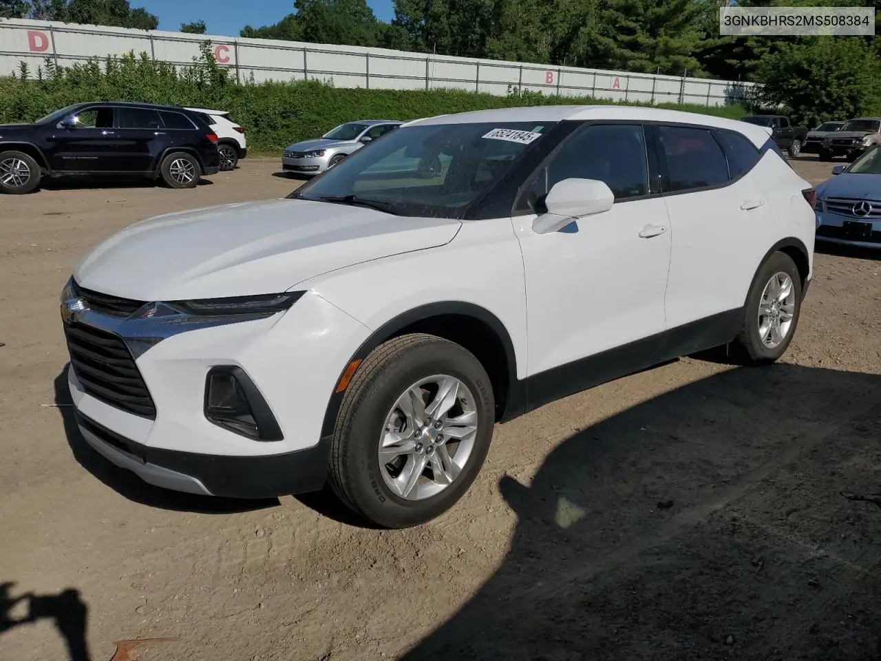 2021 Chevrolet Blazer 2Lt VIN: 3GNKBHRS2MS508384 Lot: 65241845