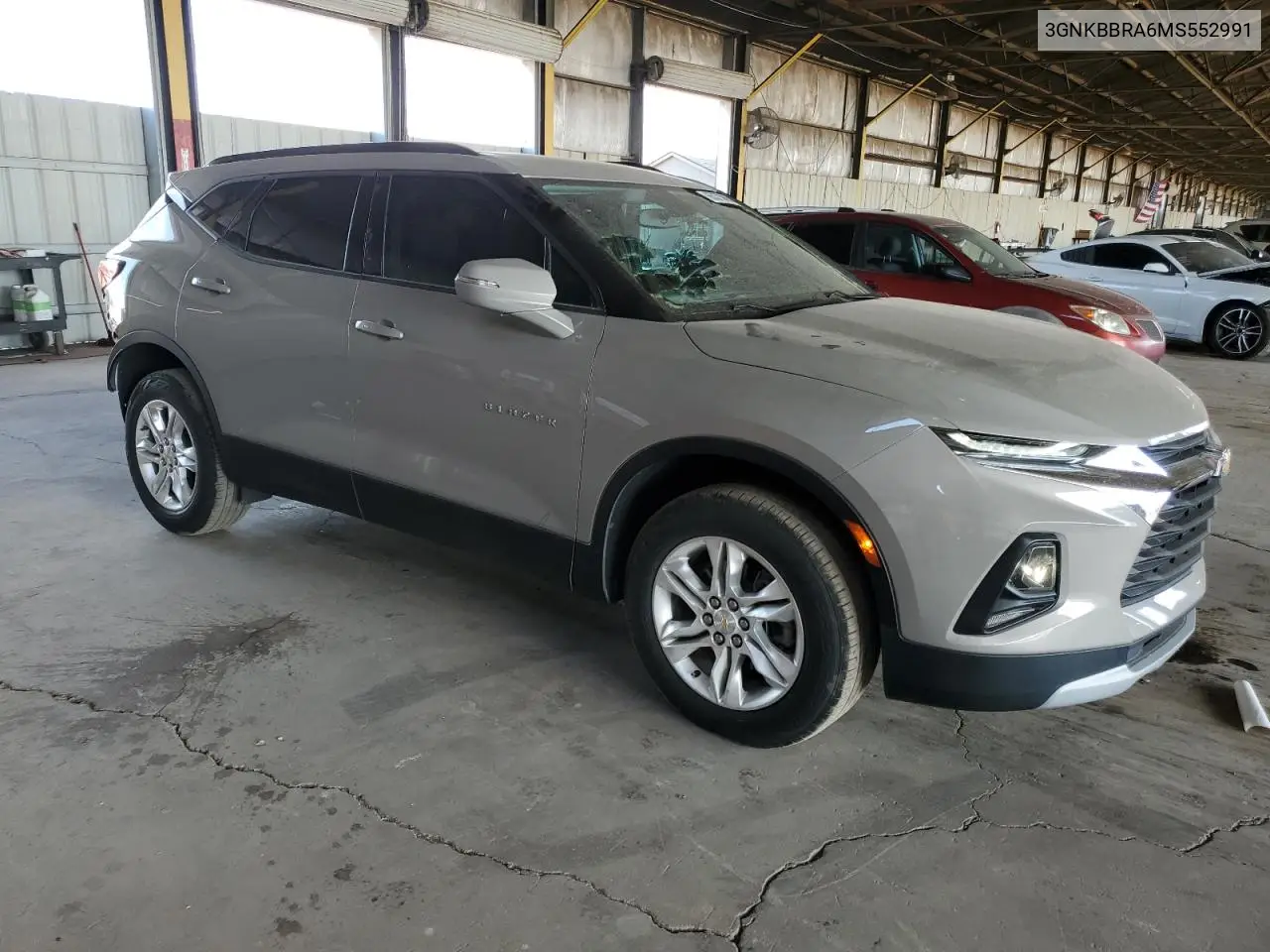 2021 Chevrolet Blazer 1Lt VIN: 3GNKBBRA6MS552991 Lot: 65373865