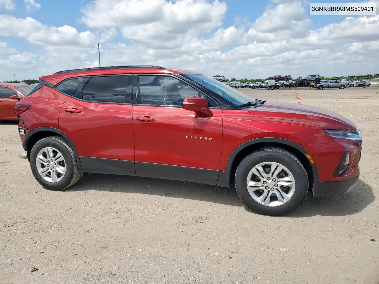 2021 Chevrolet Blazer 1Lt VIN: 3GNKBBRA8MS509401 Lot: 66157105
