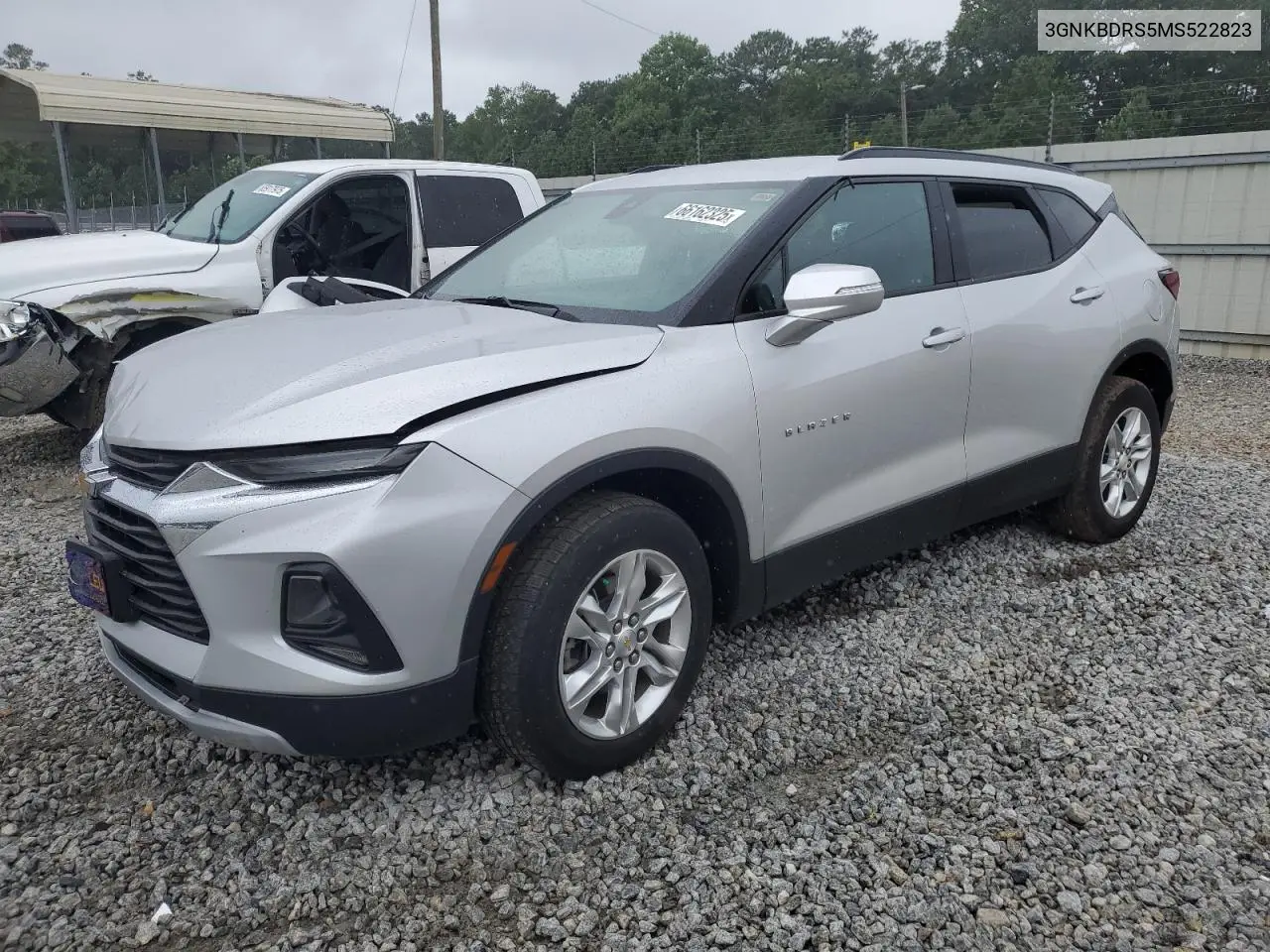 2021 Chevrolet Blazer 3Lt VIN: 3GNKBDRS5MS522823 Lot: 66162325