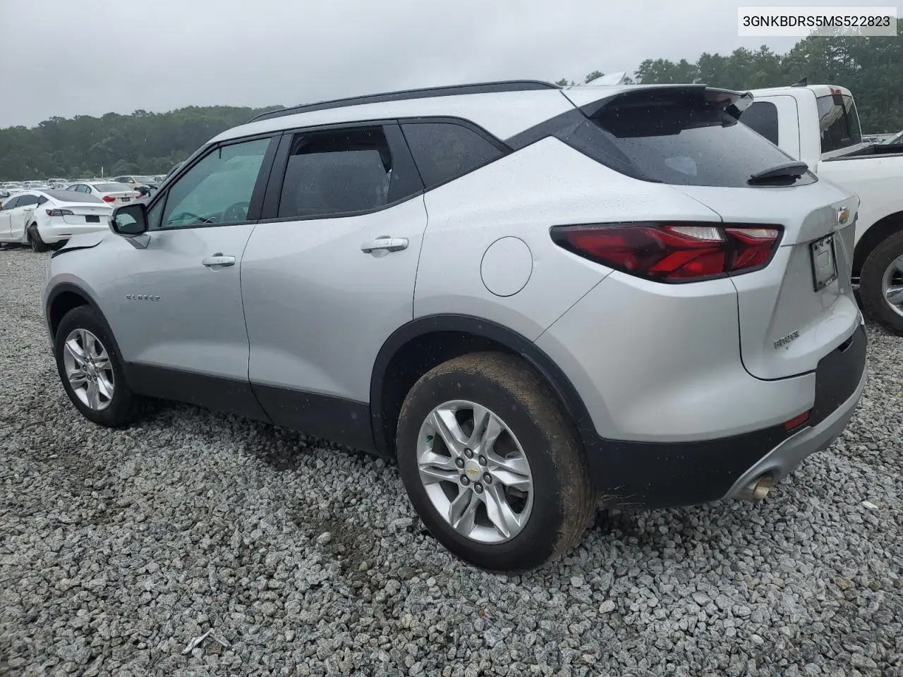 2021 Chevrolet Blazer 3Lt VIN: 3GNKBDRS5MS522823 Lot: 66162325