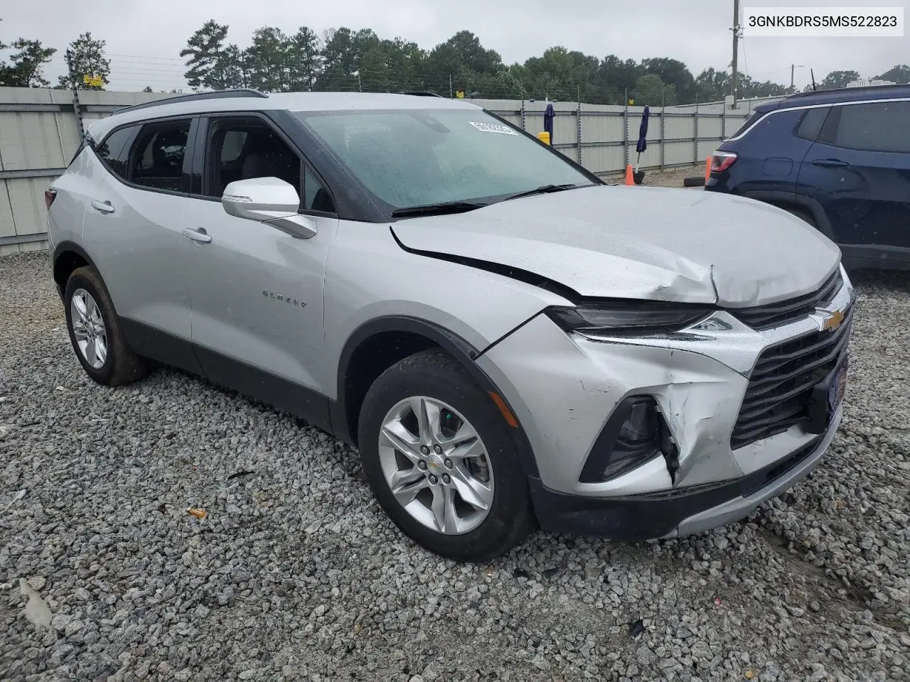 2021 Chevrolet Blazer 3Lt VIN: 3GNKBDRS5MS522823 Lot: 66162325