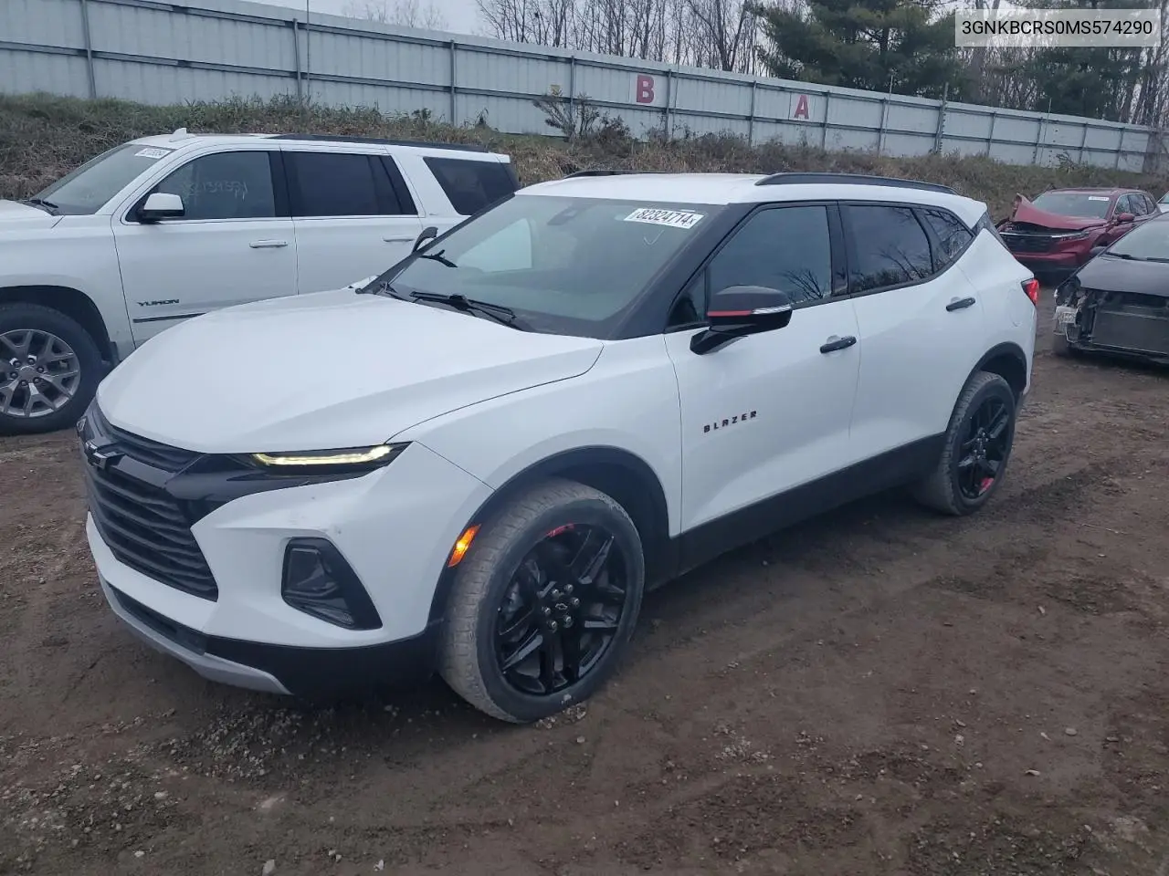 2021 Chevrolet Blazer 2Lt VIN: 3GNKBCRS0MS574290 Lot: 82324714