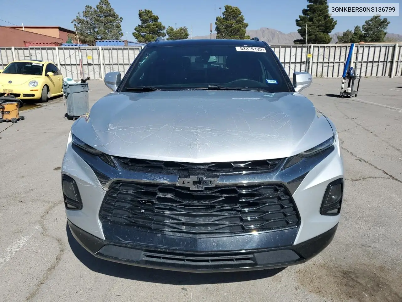2022 Chevrolet Blazer Rs VIN: 3GNKBERS0NS136799 Lot: 52376195