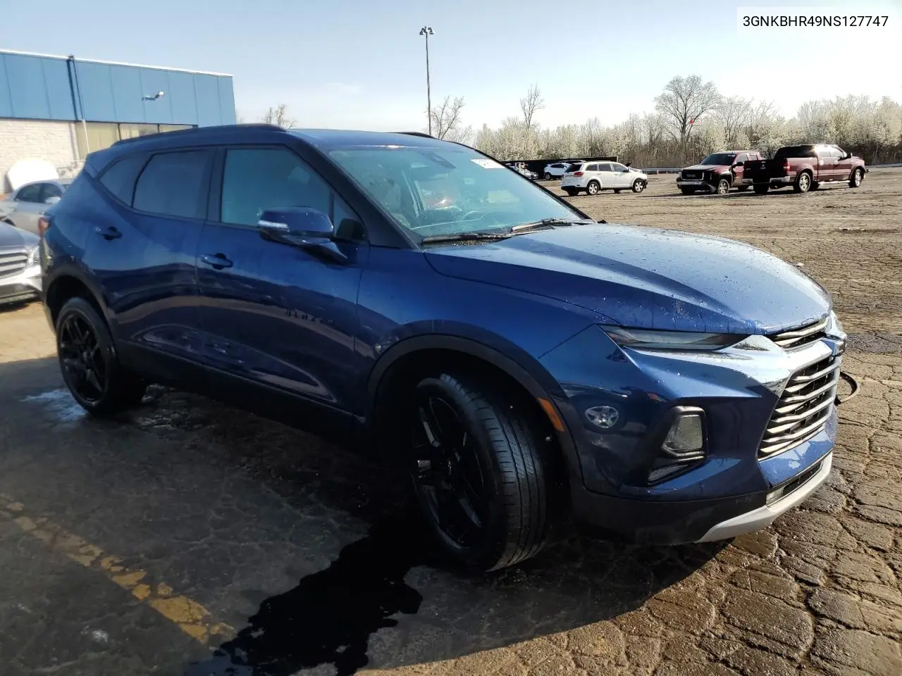 2022 Chevrolet Blazer 2Lt VIN: 3GNKBHR49NS127747 Lot: 54090745