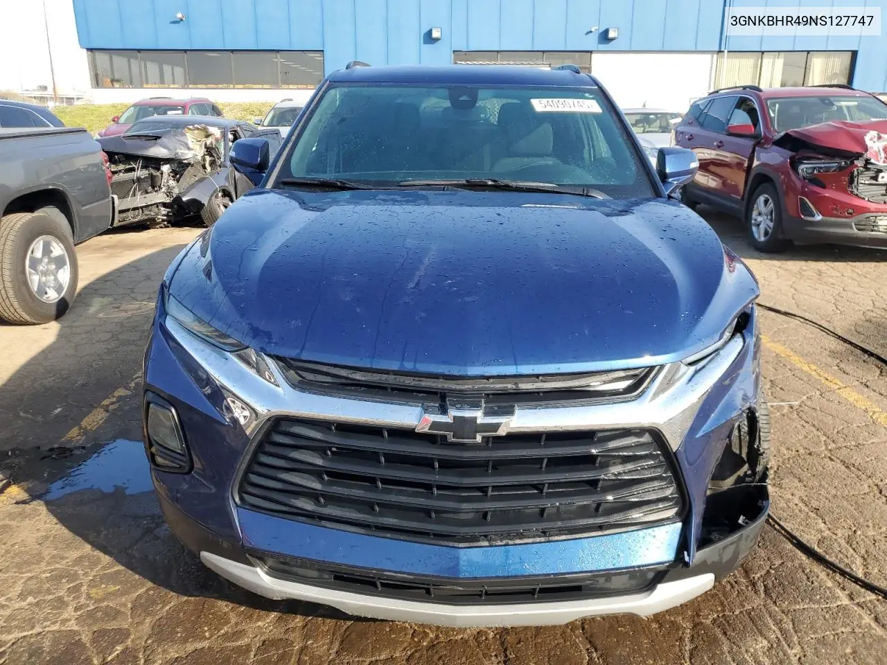 2022 Chevrolet Blazer 2Lt VIN: 3GNKBHR49NS127747 Lot: 54090745