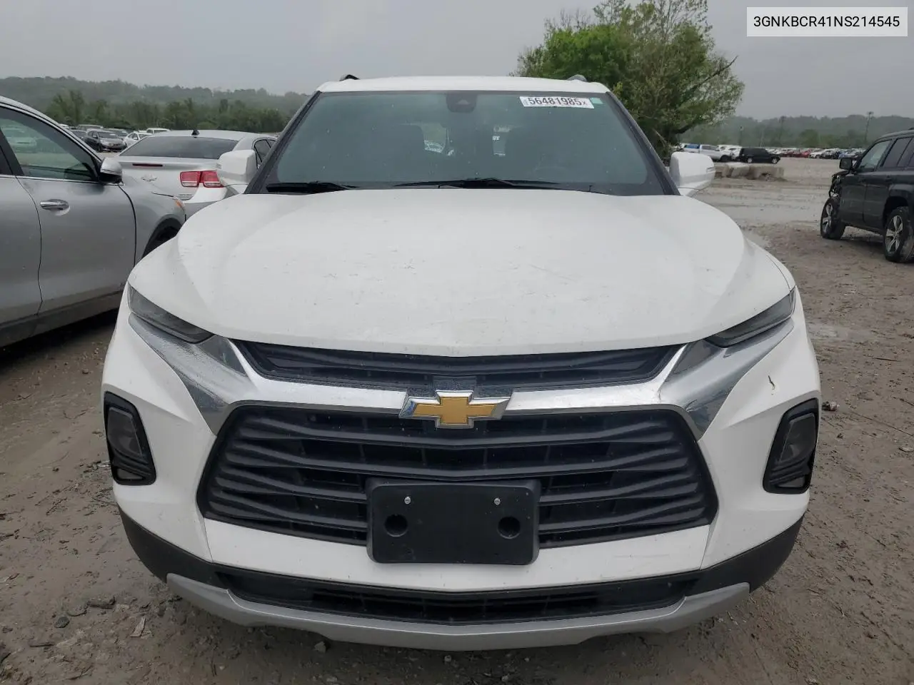 2022 Chevrolet Blazer 2Lt VIN: 3GNKBCR41NS214545 Lot: 56481985