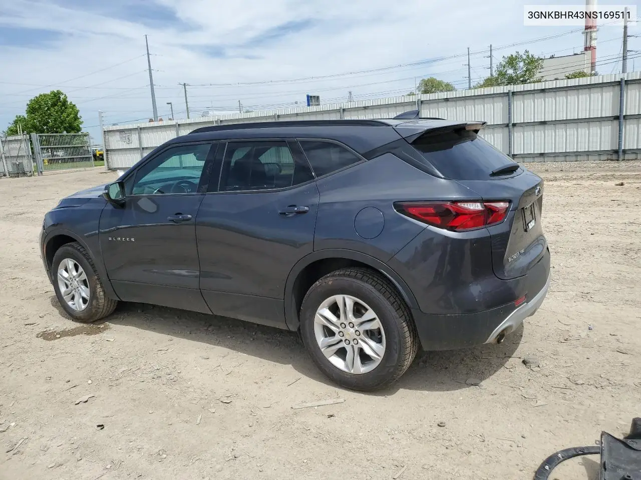 2022 Chevrolet Blazer 2Lt VIN: 3GNKBHR43NS169511 Lot: 56601915