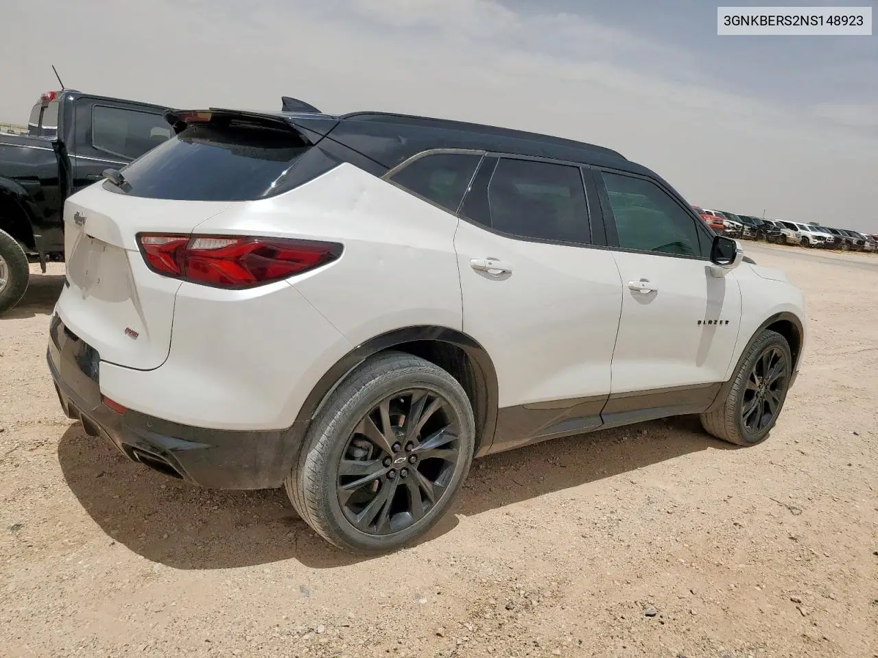 2022 Chevrolet Blazer Rs VIN: 3GNKBERS2NS148923 Lot: 56627925