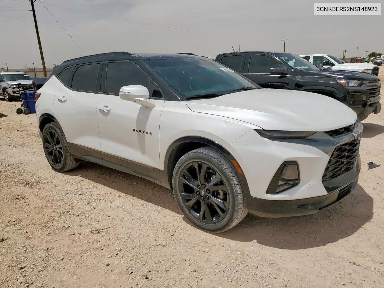 2022 Chevrolet Blazer Rs VIN: 3GNKBERS2NS148923 Lot: 56627925