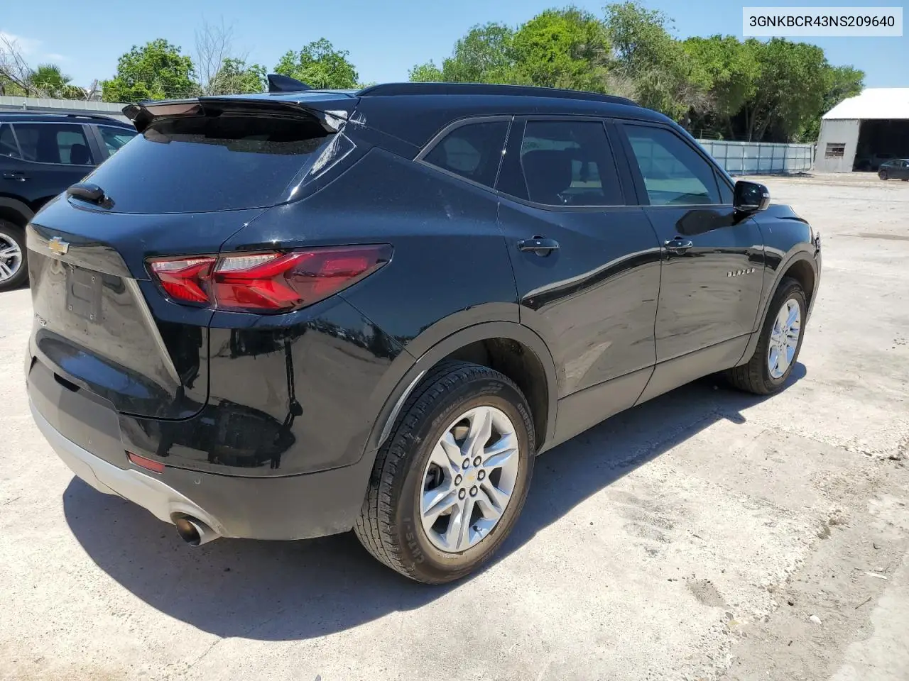2022 Chevrolet Blazer 2Lt VIN: 3GNKBCR43NS209640 Lot: 56727005