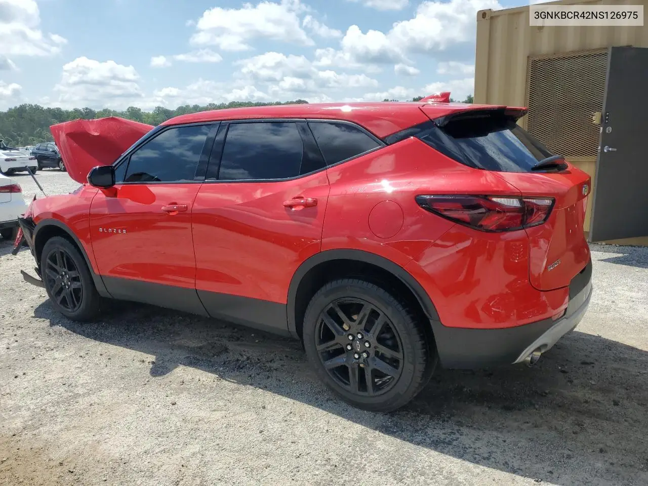 2022 Chevrolet Blazer 2Lt VIN: 3GNKBCR42NS126975 Lot: 62100955