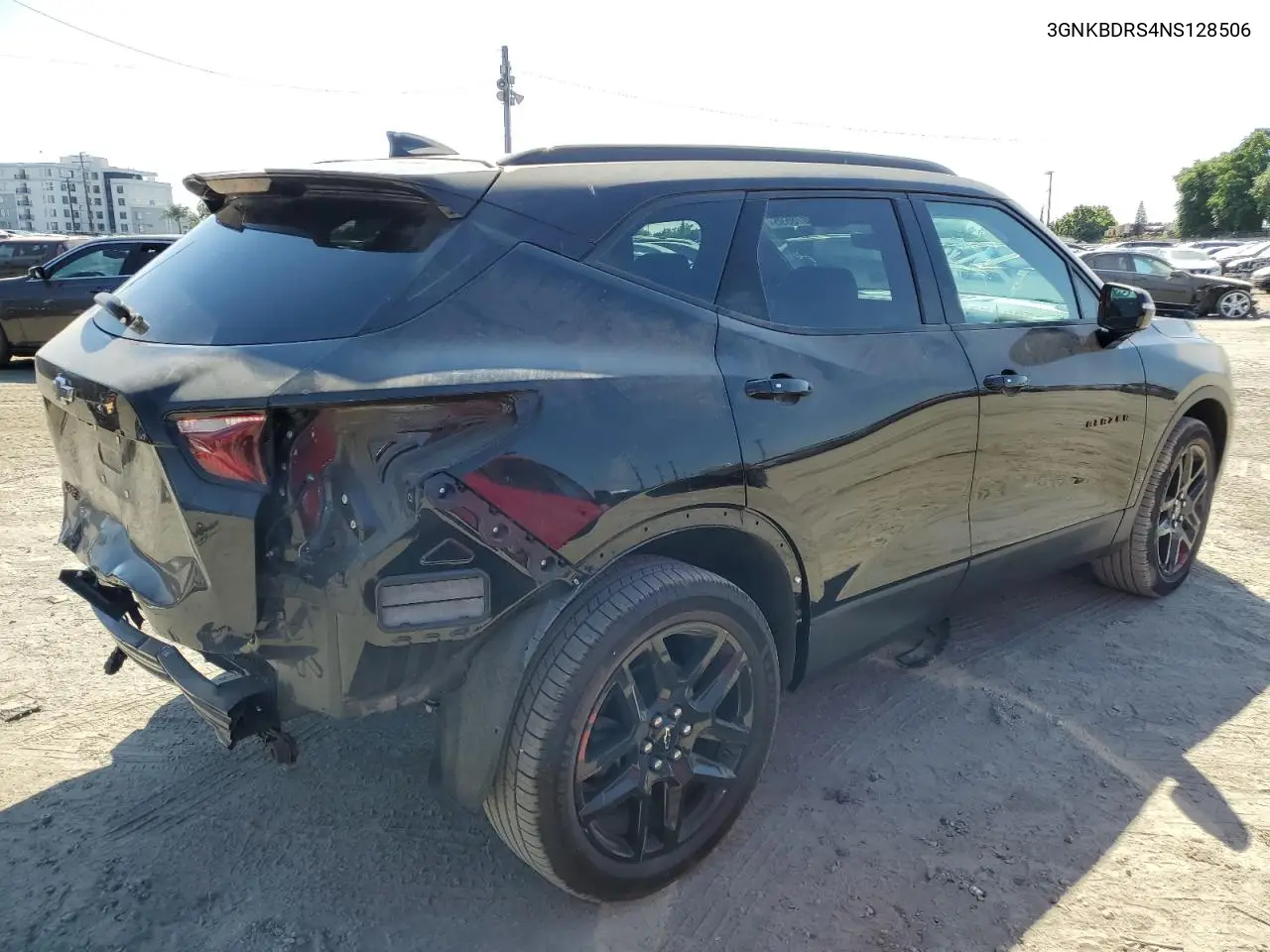 2022 Chevrolet Blazer 3Lt VIN: 3GNKBDRS4NS128506 Lot: 63078695