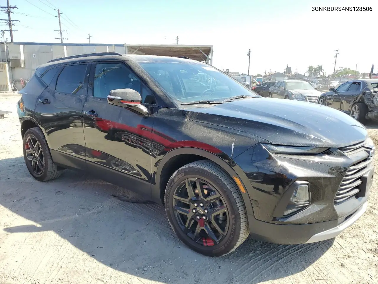 2022 Chevrolet Blazer 3Lt VIN: 3GNKBDRS4NS128506 Lot: 63078695