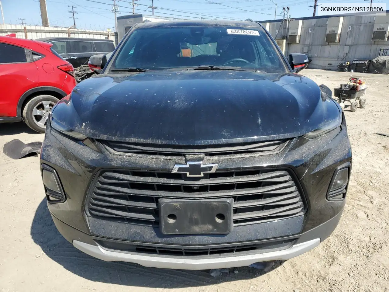 2022 Chevrolet Blazer 3Lt VIN: 3GNKBDRS4NS128506 Lot: 63078695