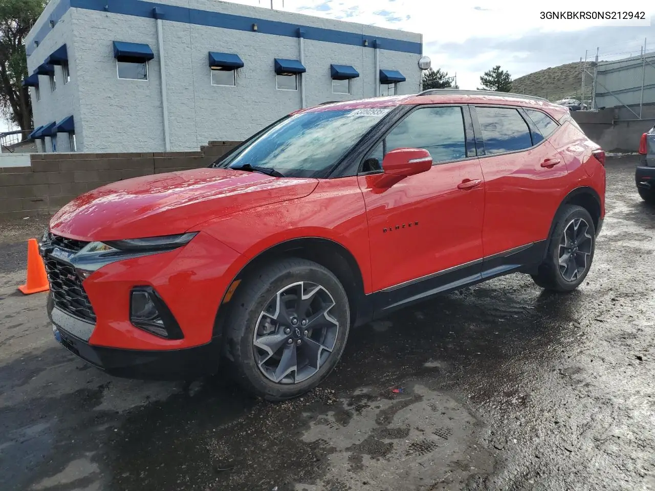 2022 Chevrolet Blazer Rs VIN: 3GNKBKRS0NS212942 Lot: 63092935
