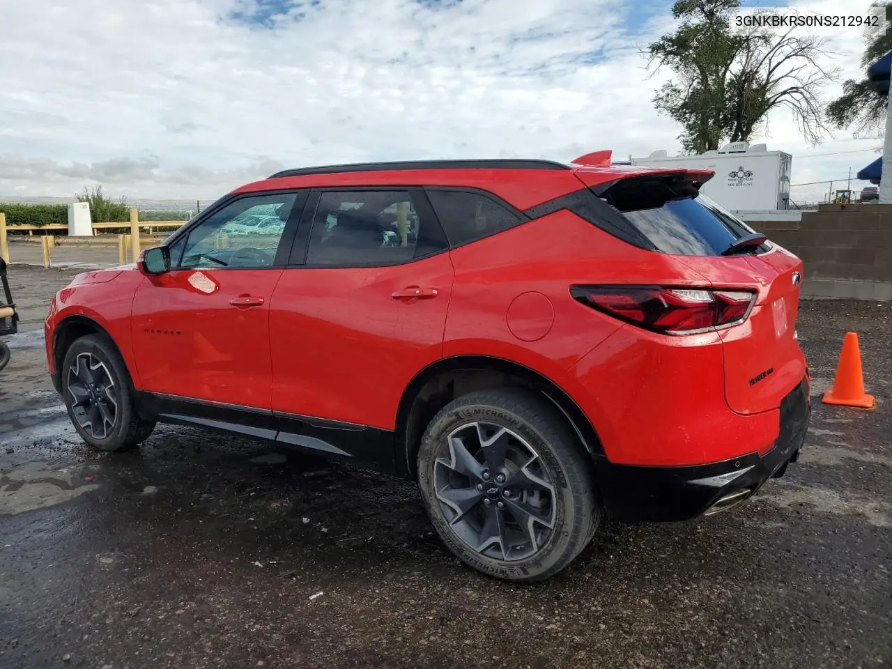 2022 Chevrolet Blazer Rs VIN: 3GNKBKRS0NS212942 Lot: 63092935