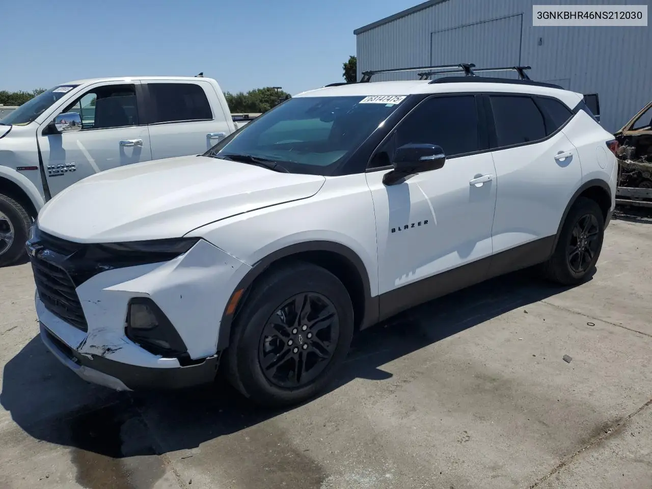 2022 Chevrolet Blazer 2Lt VIN: 3GNKBHR46NS212030 Lot: 63147475