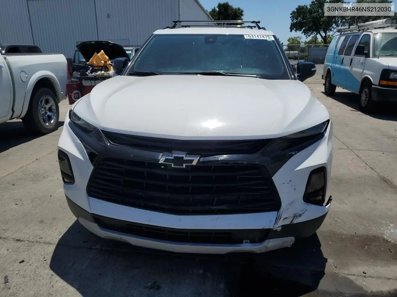 2022 Chevrolet Blazer 2Lt VIN: 3GNKBHR46NS212030 Lot: 63147475