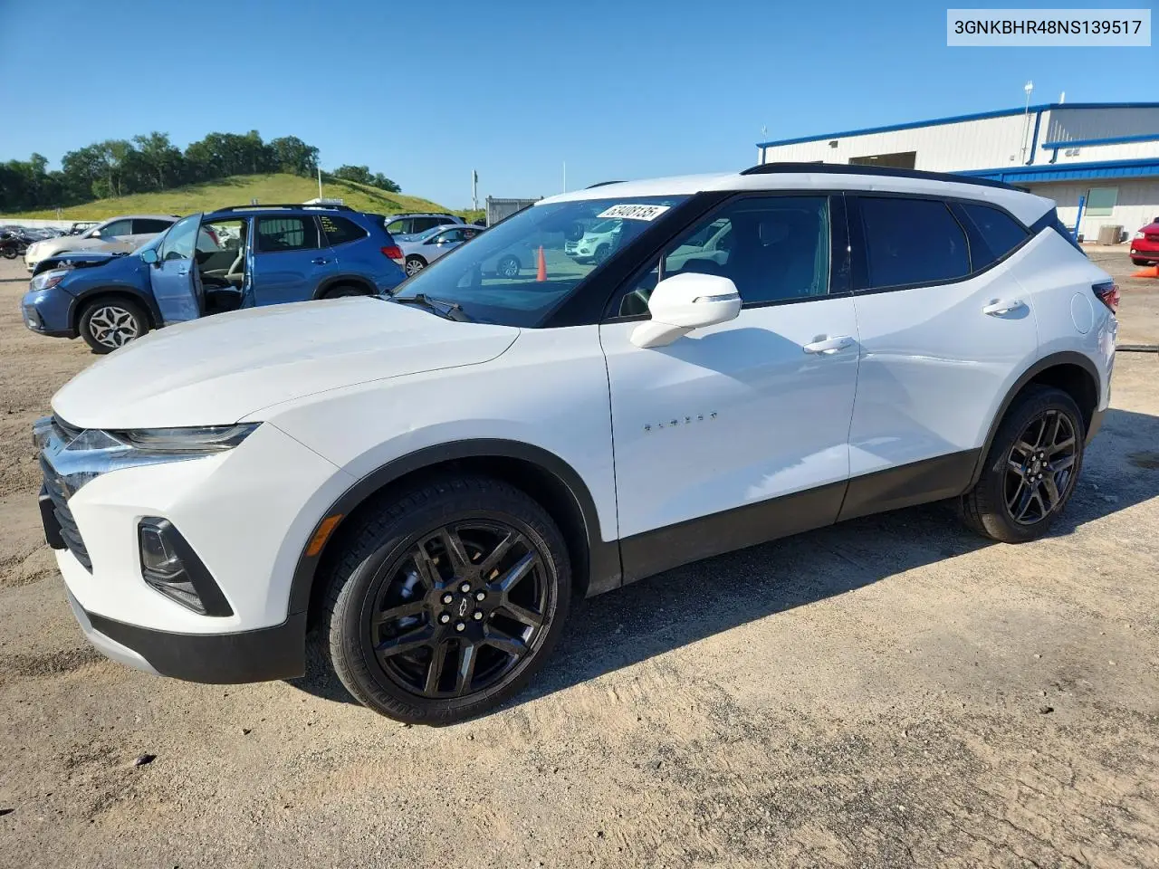 2022 Chevrolet Blazer 2Lt VIN: 3GNKBHR48NS139517 Lot: 63408135