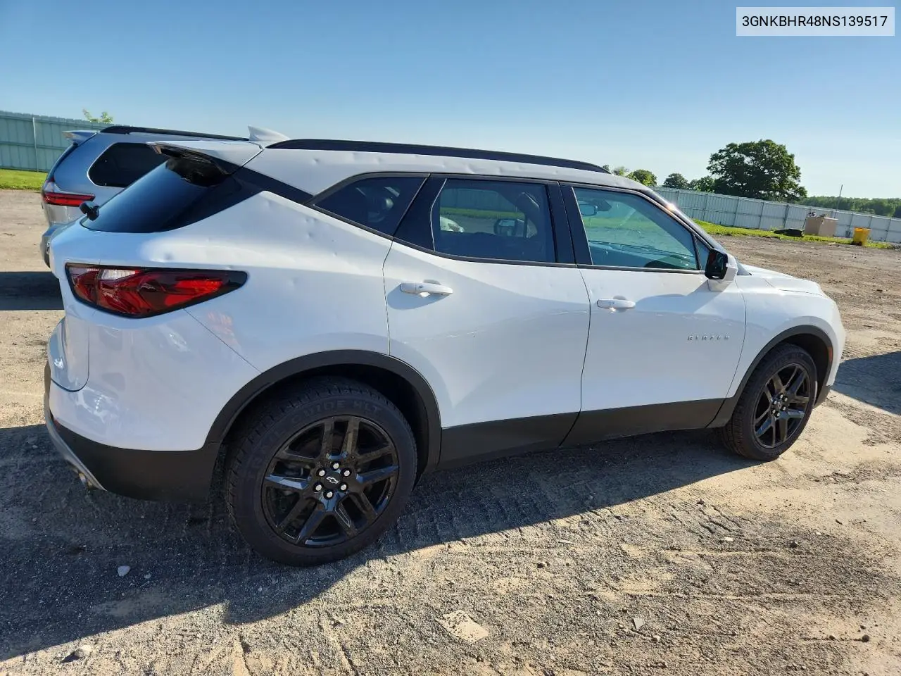 2022 Chevrolet Blazer 2Lt VIN: 3GNKBHR48NS139517 Lot: 63408135