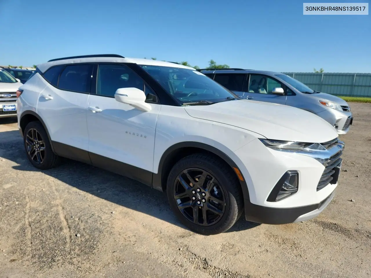 2022 Chevrolet Blazer 2Lt VIN: 3GNKBHR48NS139517 Lot: 63408135