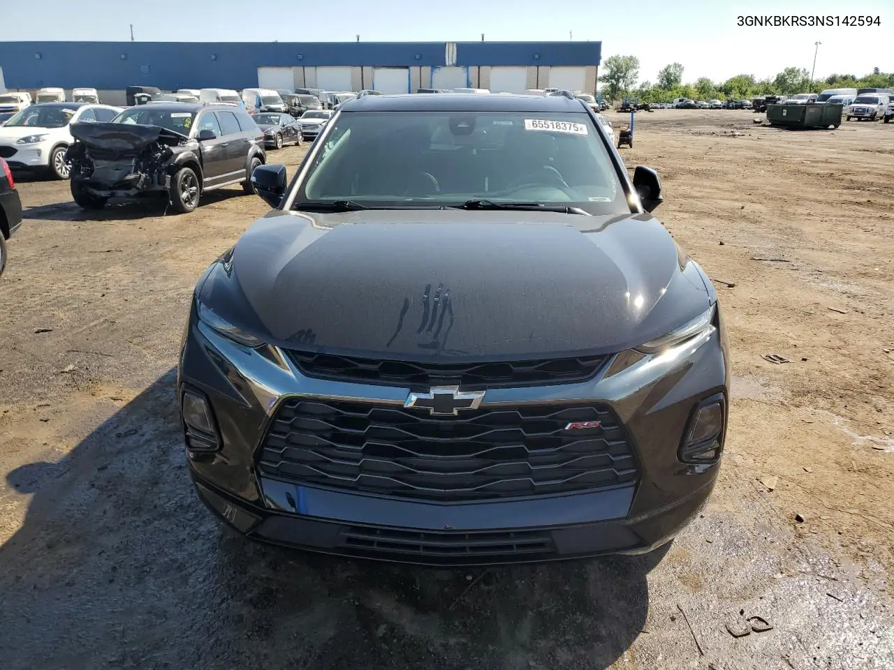 2022 Chevrolet Blazer Rs VIN: 3GNKBKRS3NS142594 Lot: 65518375