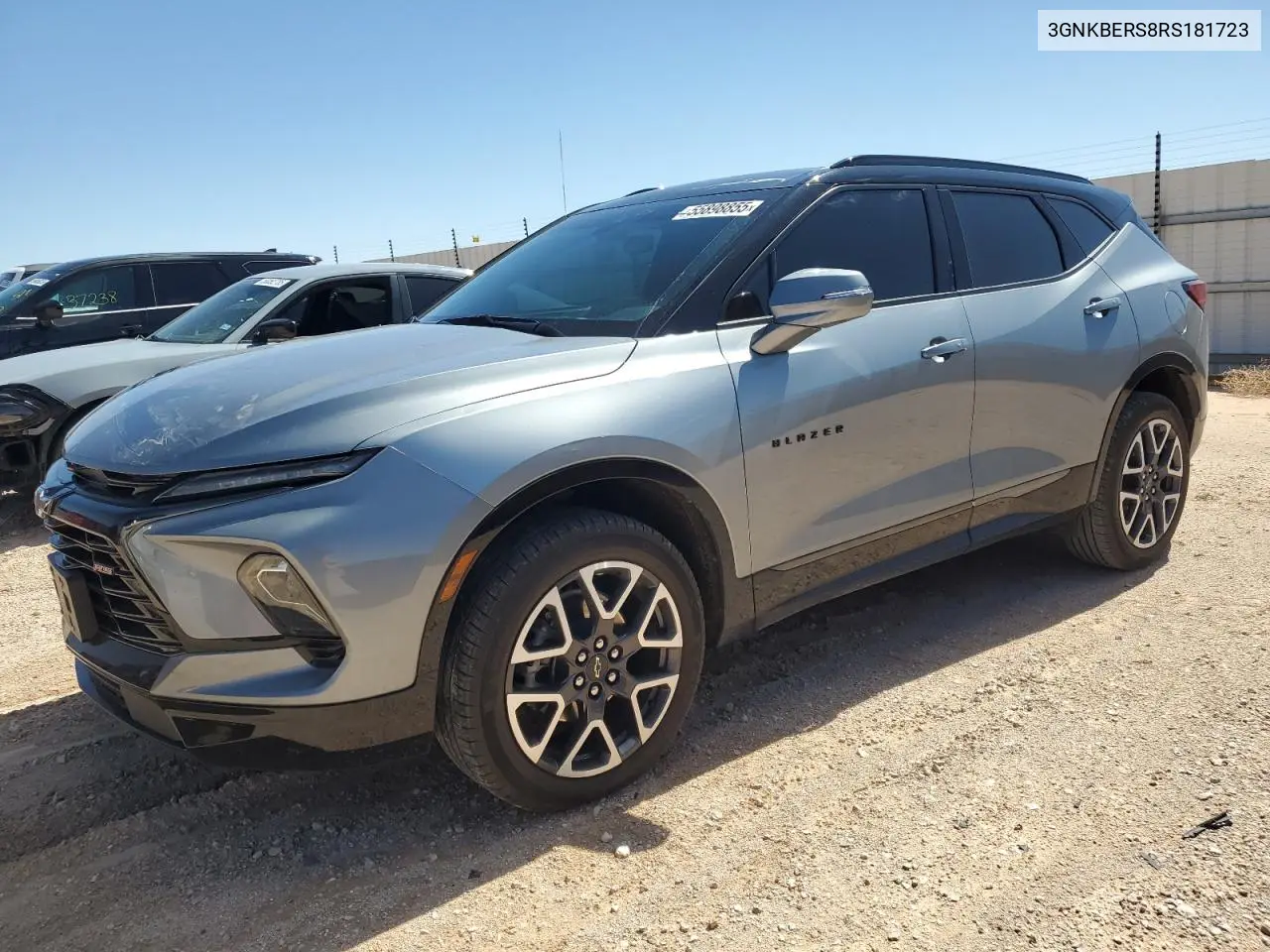 2024 Chevrolet Blazer Rs VIN: 3GNKBERS8RS181723 Lot: 55898855