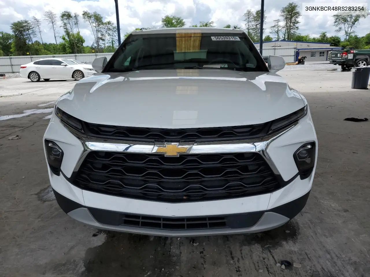 2024 Chevrolet Blazer 2Lt VIN: 3GNKBCR48RS283254 Lot: 56539315