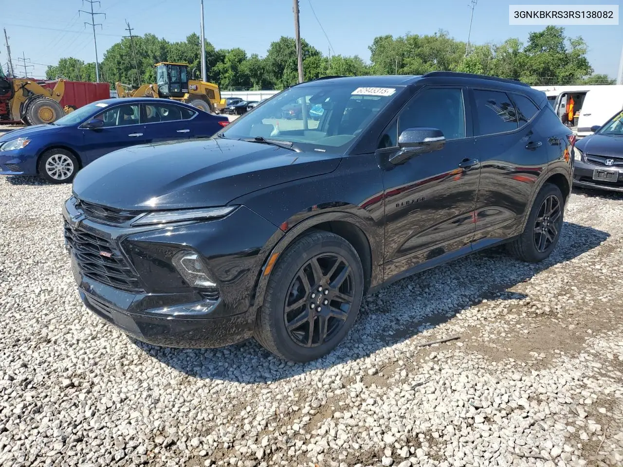 2024 Chevrolet Blazer Rs VIN: 3GNKBKRS3RS138082 Lot: 62945315